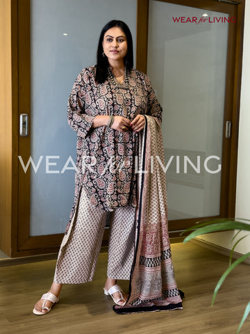 Bagh-printed Cotton Kurta set of 03