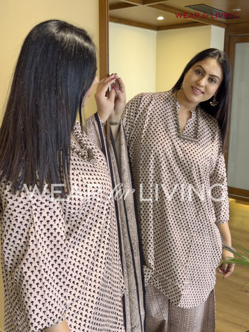 Bagh-printed Cotton Kurta set of 03