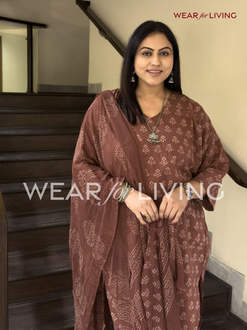 Jaipuri-printed Cotton Kurta set of 03