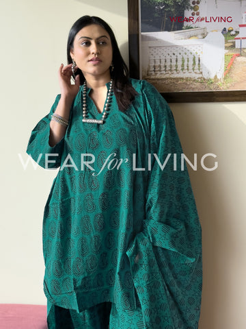 Bagh-printed Cotton Kurta set of 03