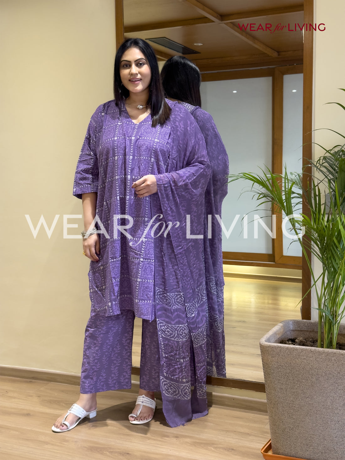 Jaipuri-printed Cotton Kurta set of 03